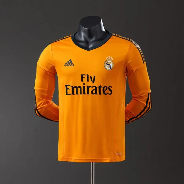 Camiseta de fútbol Real Madrid 2013/14 TERCERA MANGA LARGA VERSION JUGADOR
